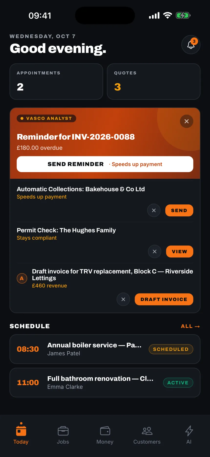 Quotes and invoices, from your phone.